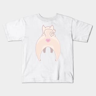 Cream Shiba Inu Puppy Butt Kids T-Shirt